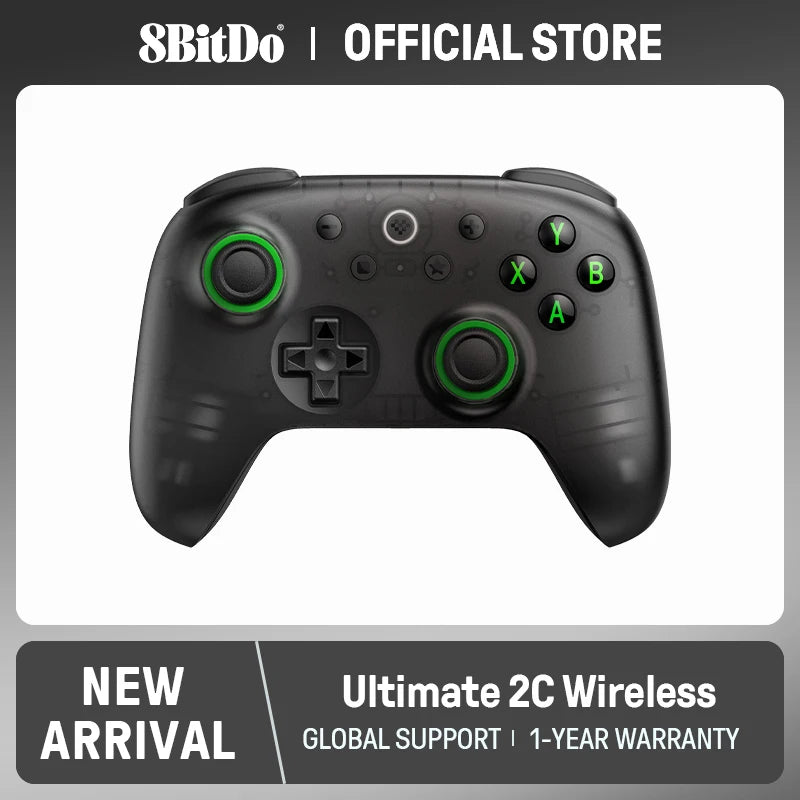 Controle Sem Fio 8BitDo Ultimate 2C - A Experiência Definitiva de Jogos