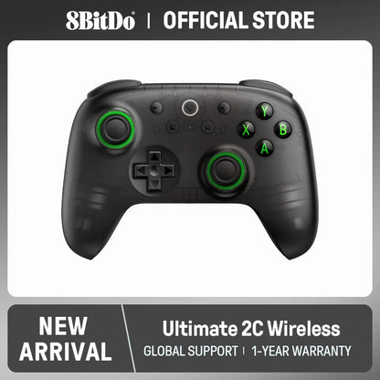 Controle Sem Fio 8BitDo Ultimate 2C - A Experiência Definitiva de Jogos