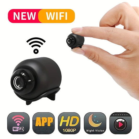 Câmera Mini X5 1080P com Visão Noturna Clara - Leve e Portátil