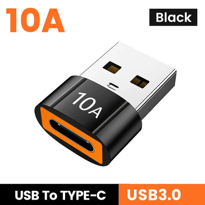 Adaptador OTG USB 3.0 para Type C - Carregamento Rápido