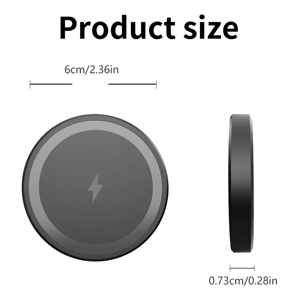 Carregador Sem Fio Magnético VIKEFON 15W para iPhone e AirPods