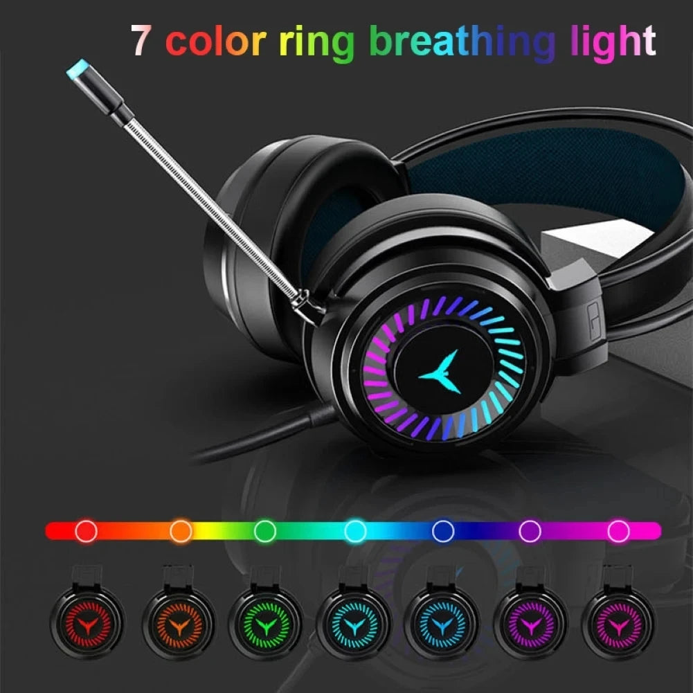 Fone de Ouvido Gamer G58 com Som Surround e Iluminação LED
