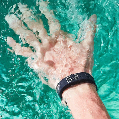 Pulseira Inteligente LED Digital à Prova D'Água com Monitor de Corrida e Alarme Vibratório