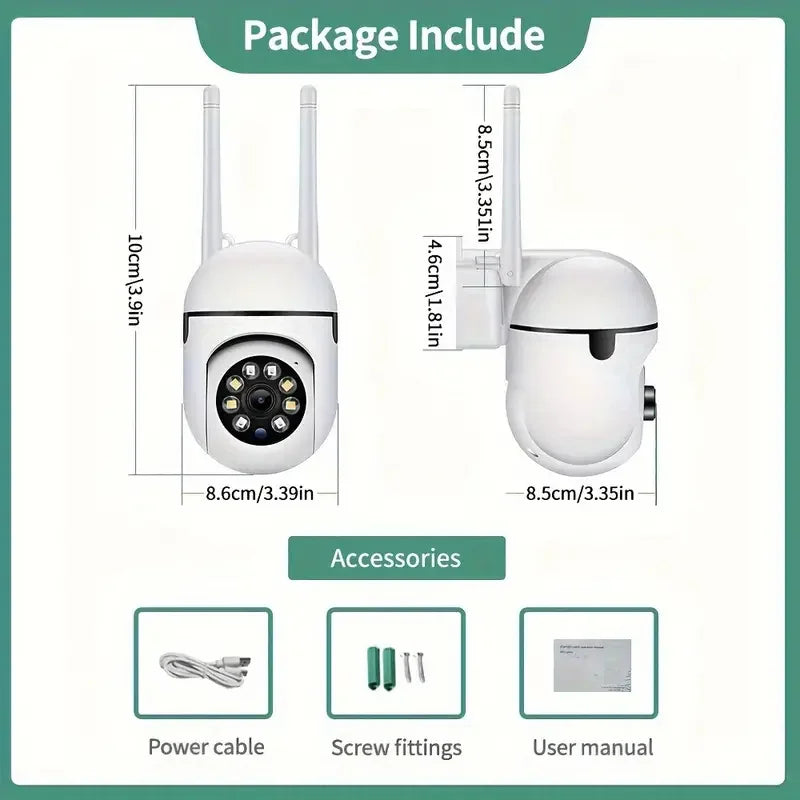 Câmera de Segurança Wireless 1080P HD com Inteligência Artificial
