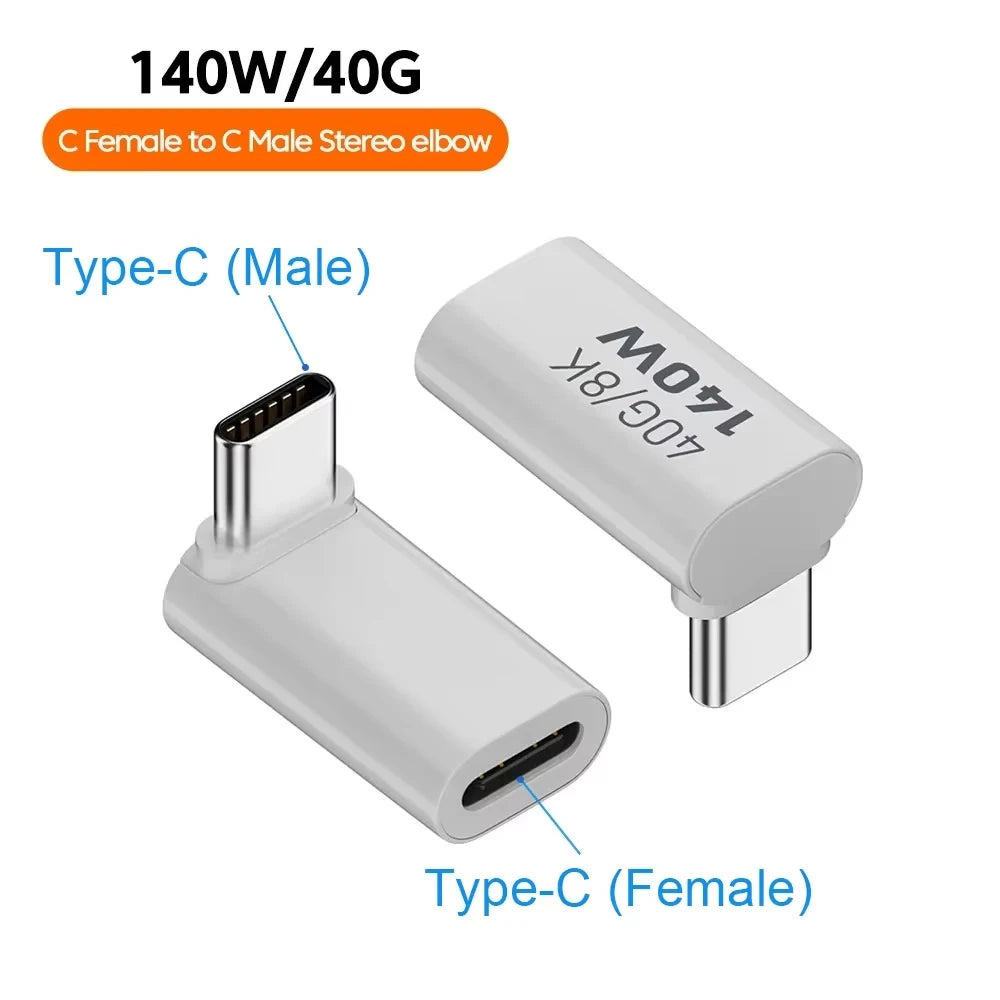 Adaptador NNBILI 140W 40Gbps OTG Type C - Conexão Rápida e Eficiente