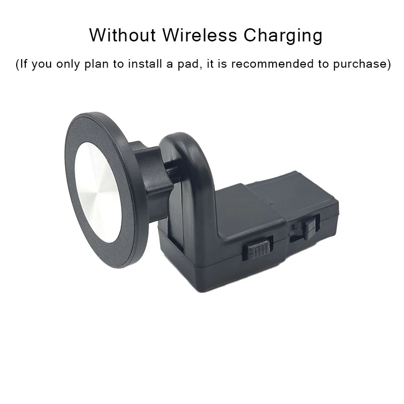 Suporte Magnético para Celular com Carregador Sem Fio 15W - BMW 5 e 7 Series, I5, I7, IX, X5, X6, X7 (2023-2025)