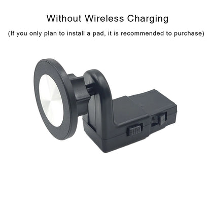 Suporte Magnético para Celular com Carregador Sem Fio 15W - BMW 5 e 7 Series, I5, I7, IX, X5, X6, X7 (2023-2025)