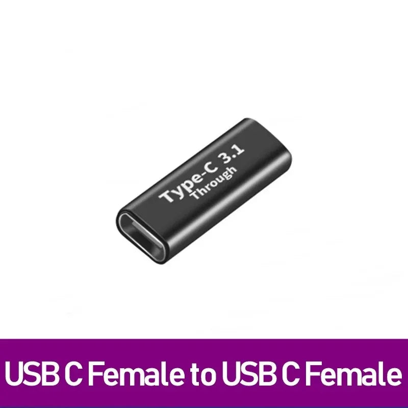 Adaptador Universal USB 3.0 OTG Type C - Conector USB C Masculino para USB-A Masculino e Feminino