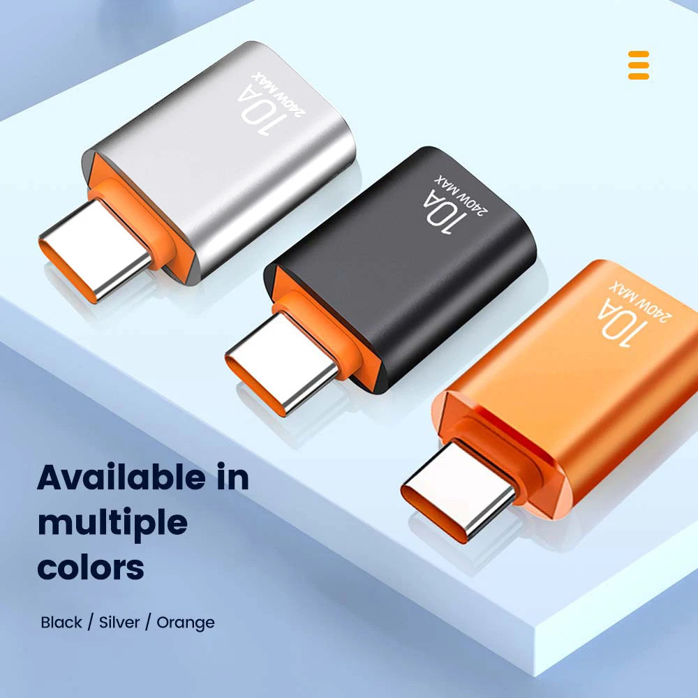 Adaptador Elough 10A USB Tipo C para USB A - Conector OTG USB 3.0