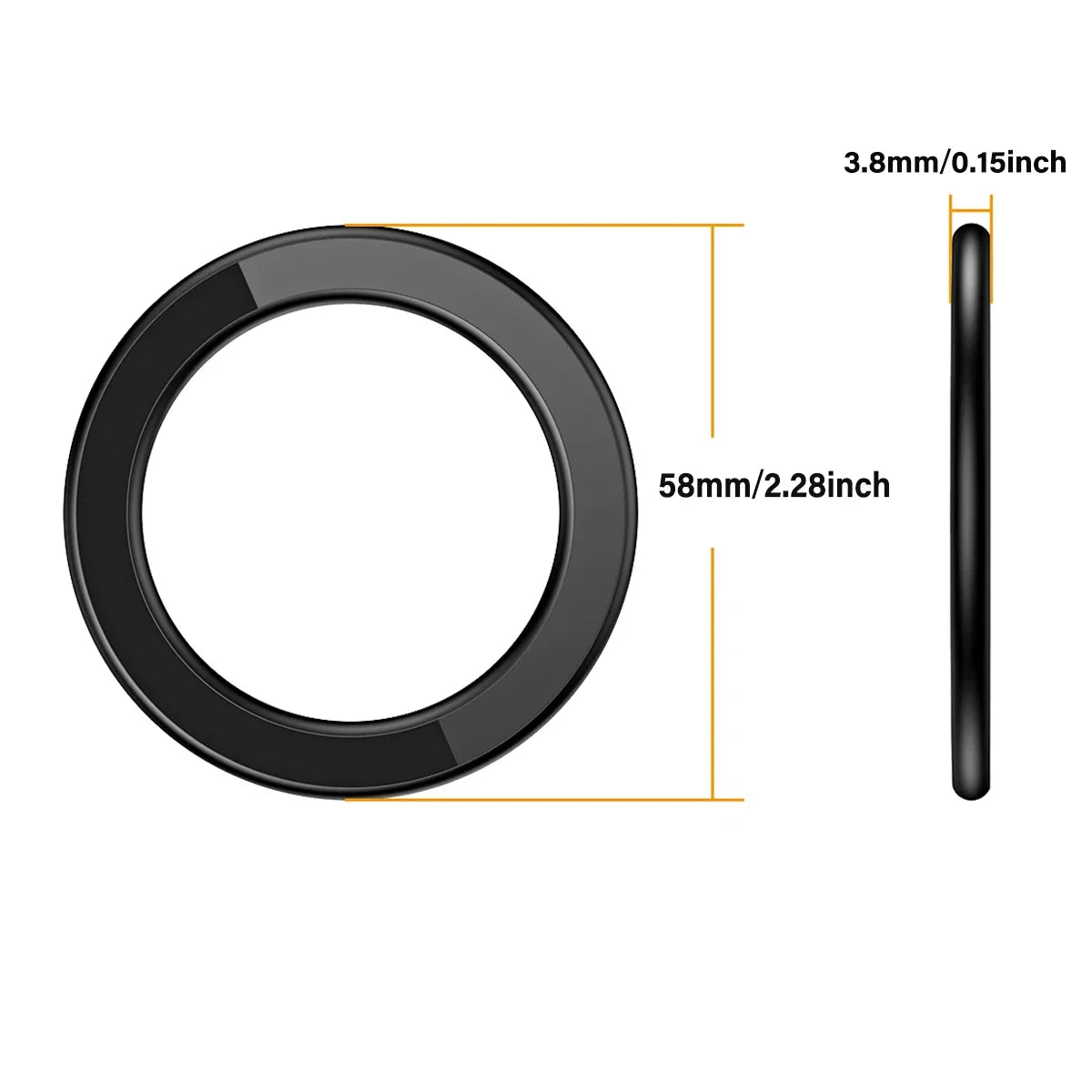 Suporte Magnético para iPhone 14, 13 e 12 - Suporte de Carro Universal com MagSafe