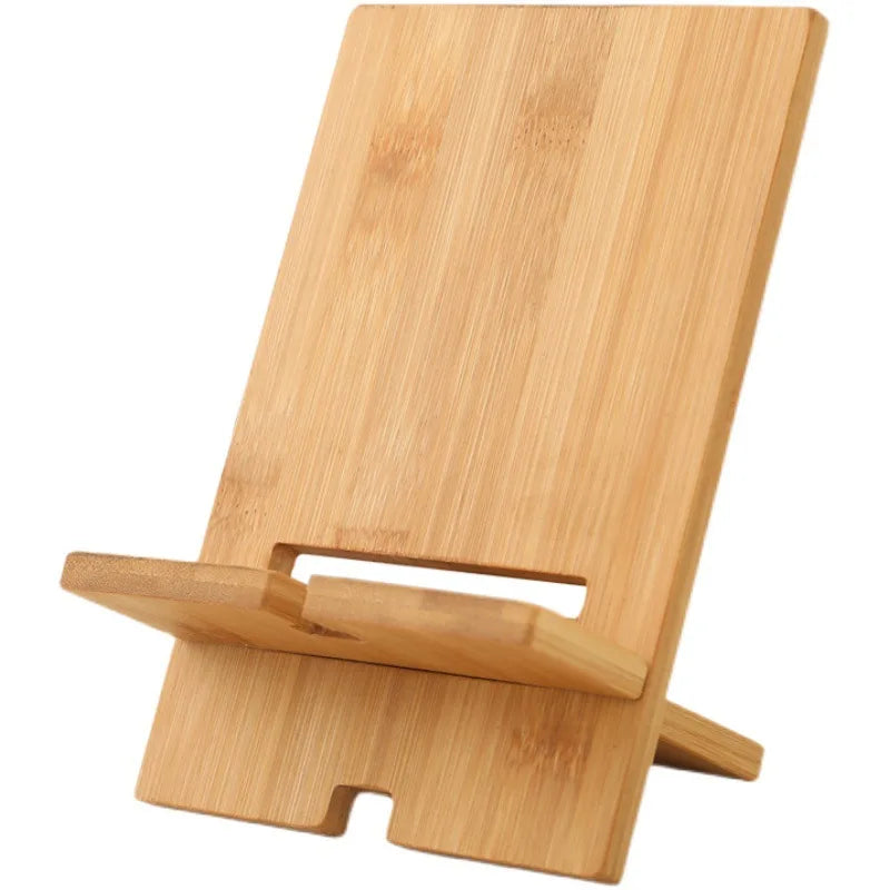 Suporte de Mesa de Madeira para Smartphone - Suporte Prático e Estiloso