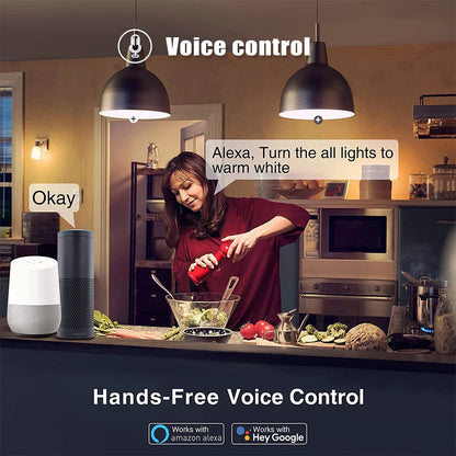 Lâmpada LED Inteligente ZigBee GU10 RGB W+C 5W - Controle pelo EWelink e Compatível com Alexa e Google Assistente