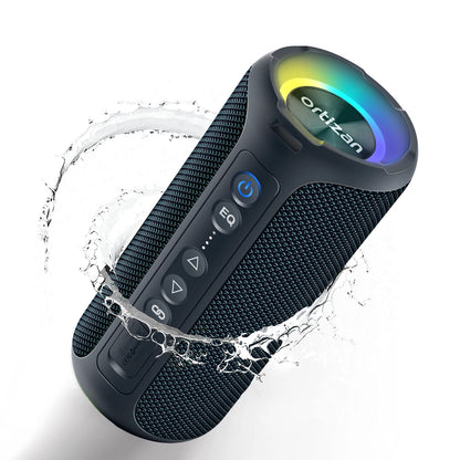 Caixa de Som Ortizan Bluetooth 40W com Bass Potente - À Prova d'Água IP7