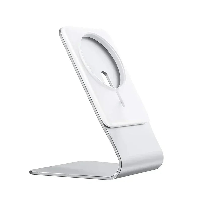 Suporte de Mesa para Celular em Alumínio - Compatível com MagSafe para iPhone 16/15/14/13/12 Pro Max (Sem Carregador Inclusa)