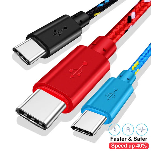 Cabo USB para Type C - Carregamento Rápido e Transferência de Dados