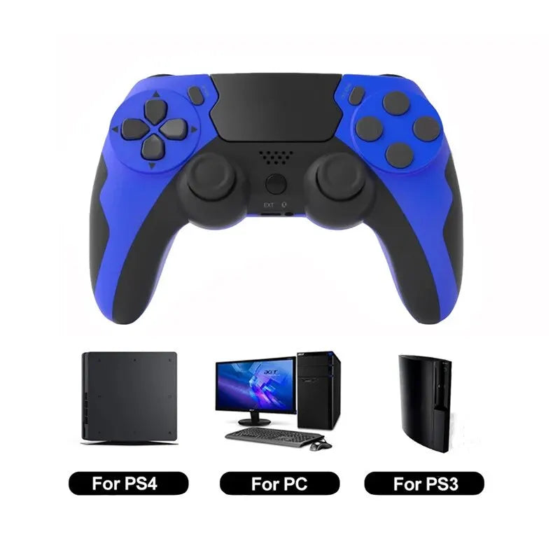 Controle Sem Fio GAMINJA P48 com Giroscópio de Seis Eixos para PS4, PS3 e PC