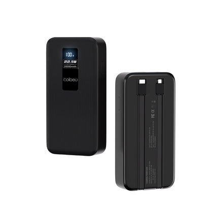 Power Bank Portátil 20000mAh - Carregador de Bateria Recarregável
