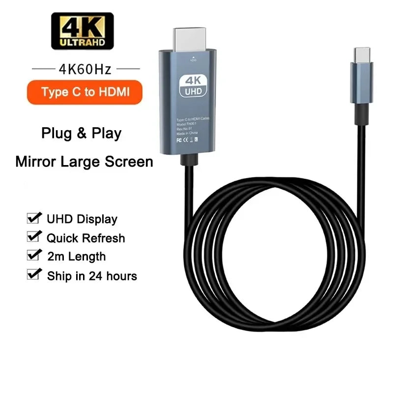 Adaptador USB-C para HDMI 4K 60Hz - Conecte Seu Mundo