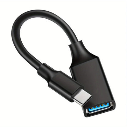 Adaptador USB C OTG - Converta Type C Masculino para USB 3.0 Feminino