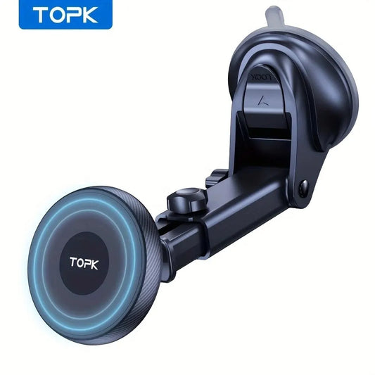 Suporte Magnético para Celular TOPK para Carro - Compatível com MagSafe iPhone 15 Pro Max