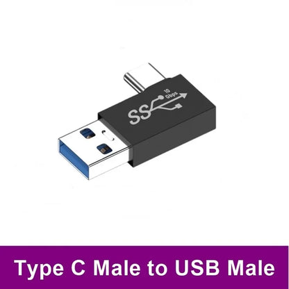 Adaptador Universal USB 3.0 OTG Type C - Conector USB C Masculino para USB-A Masculino e Feminino