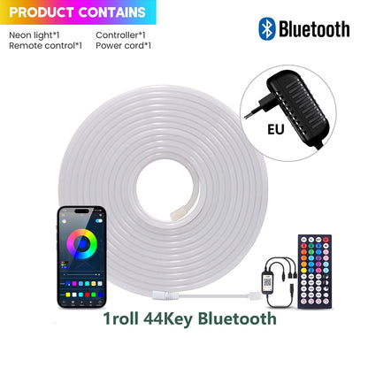 Fita de LED Neon RGB WiFi Bluetooth - 5m, 10m, 20m e 30m