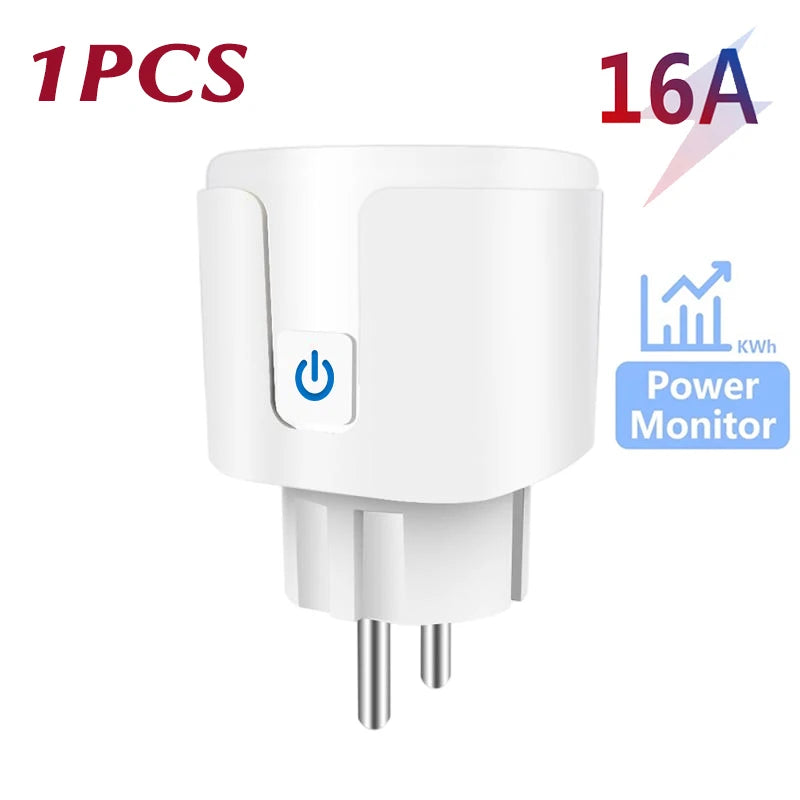 Tomada Inteligente WiFi 16A/20A com Monitor de Energia e Função de Temporização