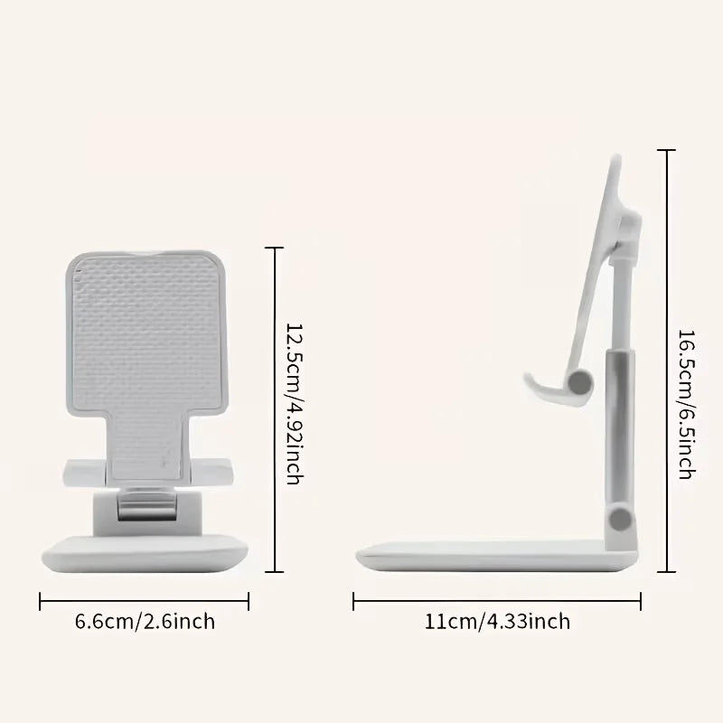 Suporte para Celular Ajustável com Ângulo e Altura Reguláveis - Ideal para Mesa