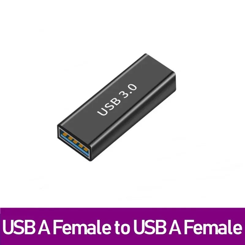 Adaptador Universal USB 3.0 OTG Type C - Conector USB C Masculino para USB-A Masculino e Feminino