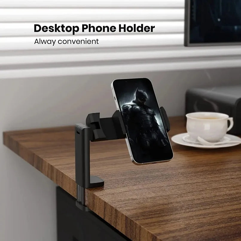 Suporte para Celular de Viagem para Avião - Rotação 360° e Dobrável