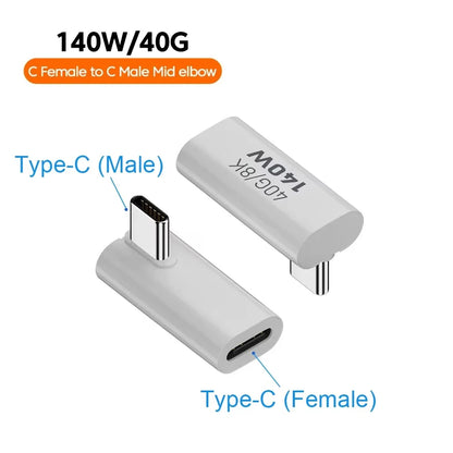 Adaptador NNBILI 140W 40Gbps OTG Type C - Conexão Rápida e Eficiente