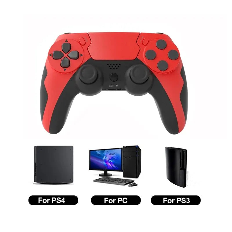 Controle Sem Fio GAMINJA P48 com Giroscópio de Seis Eixos para PS4, PS3 e PC
