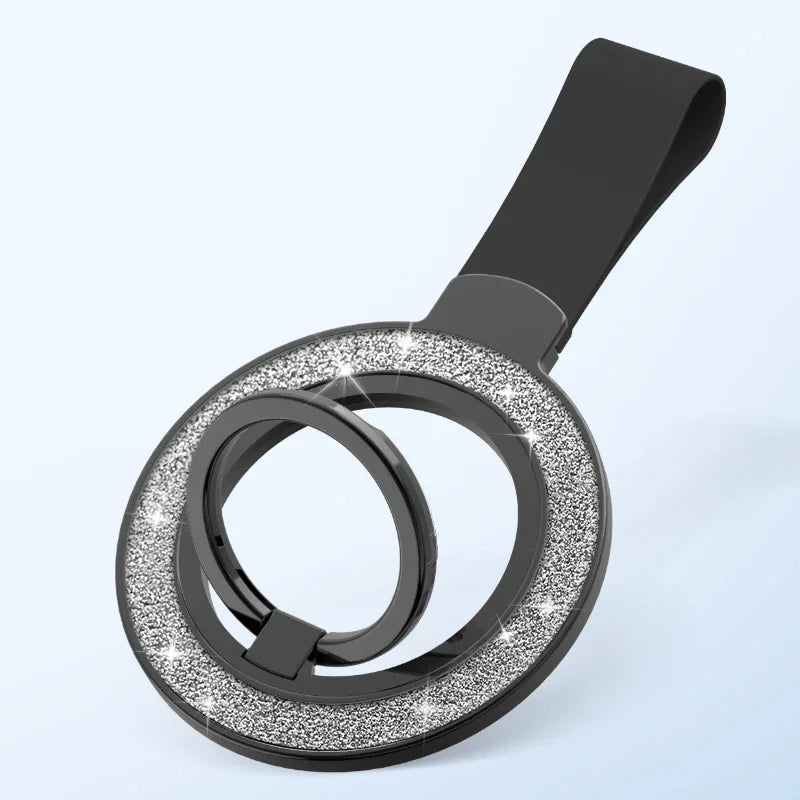 Suporte Magnético Universal para Celular com Magsafe - Anel de Dedos e Alça para Carro