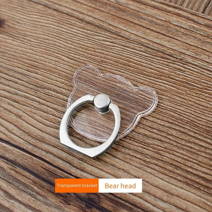 Suporte Universal para Celular com Anel Magnético - Transparente