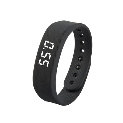Pulseira Inteligente LED Digital à Prova D'Água com Monitor de Passos e Alarme Vibratório
