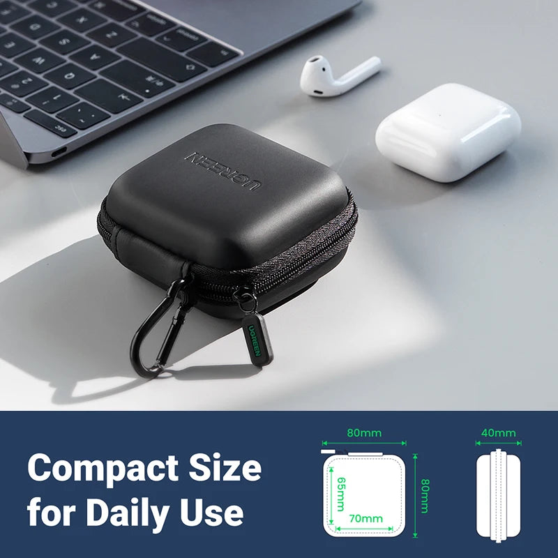 Estojo de Proteção UGREEN para Fones de Ouvido - Ideal para AirPods e Earpods