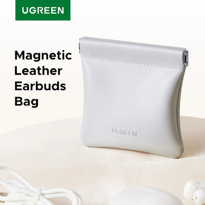 Estojo Magnético de Couro UGREEN para Fones de Ouvido Bluetooth