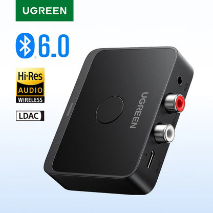 UGREEN Adaptador Bluetooth 3.5mm RCA com Tecnologia LDAC