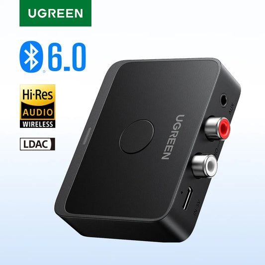UGREEN Adaptador Bluetooth 3.5mm RCA com Tecnologia LDAC