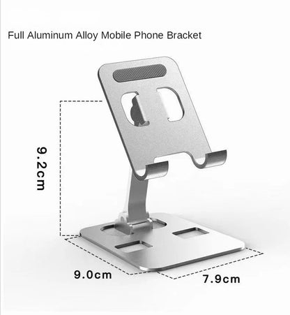 Suporte de Mesa para Celular e Tablet em Alumínio Dobrável