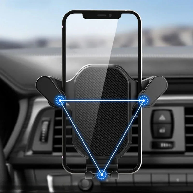 Suporte Universal para Celular de Carro com Gancho para Ventilação - Rotação 360°