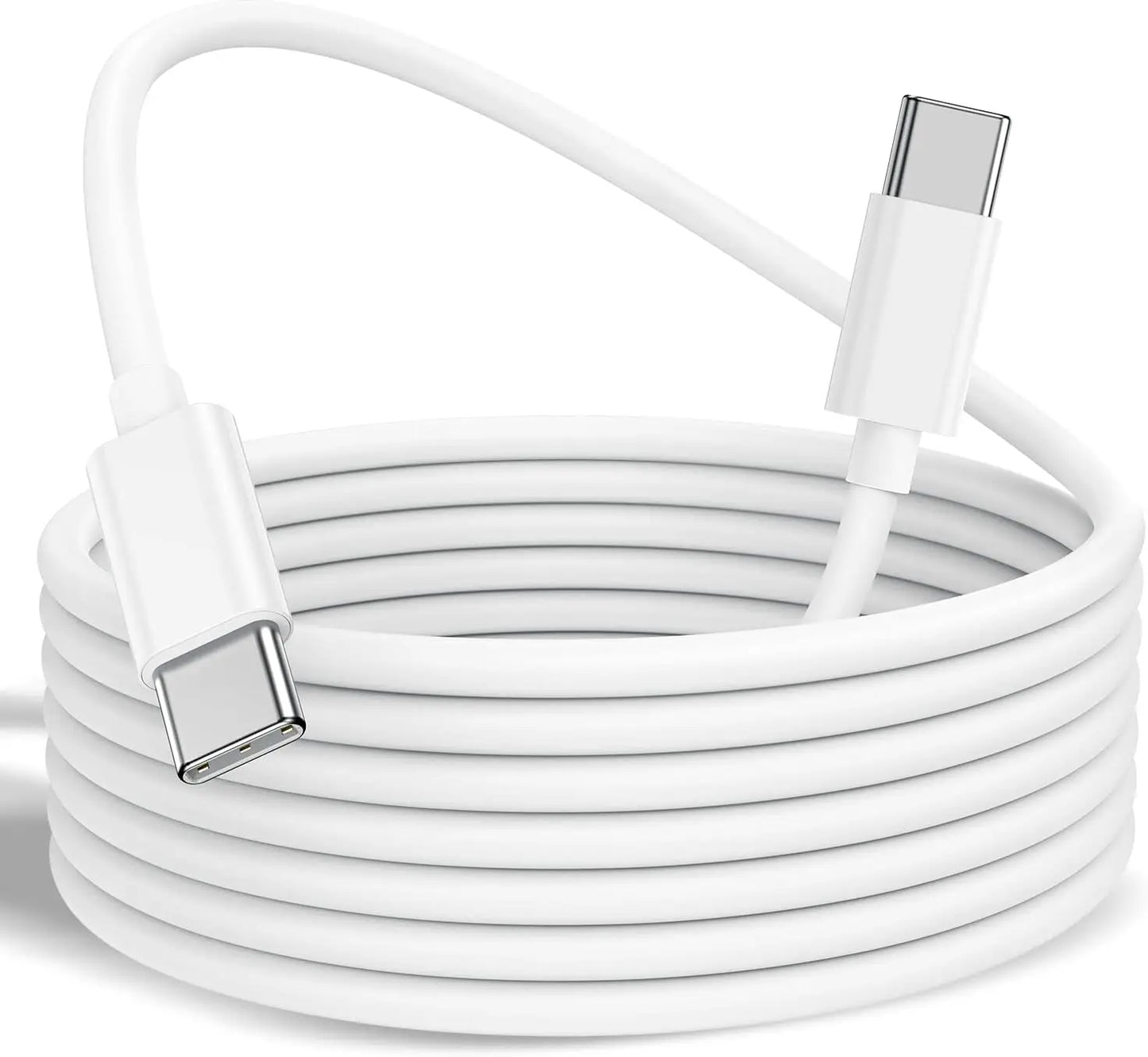 Cabo USB-C para USB-C 60W - Carregamento Rápido e Durável