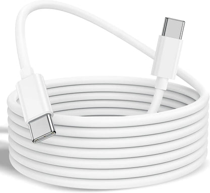 Cabo USB-C para USB-C 60W - Carregamento Rápido e Durável