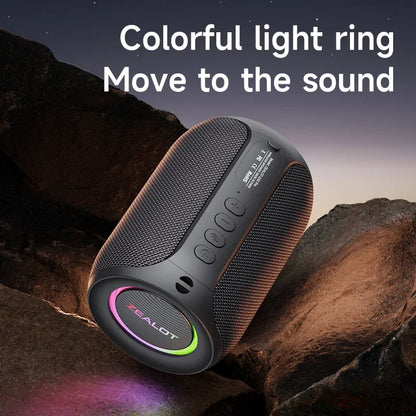 Caixa de Som Bluetooth Zealot S32PRO - Potência e Estilo para Seus Momentos