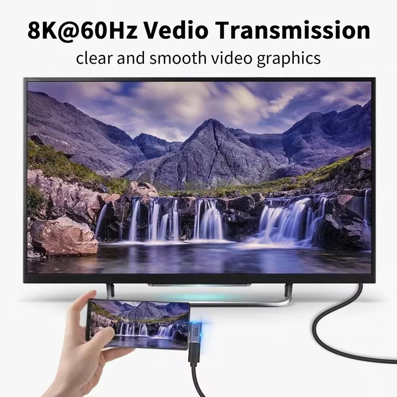 Adaptador USB4.0 40Gbps OTG USB-C 90 Graus - Conversor Rápido de Carregamento 100W 5A