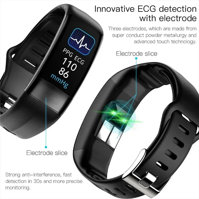 Pulseira Inteligente P11 Plus - Monitore Sua Saúde com Estilo