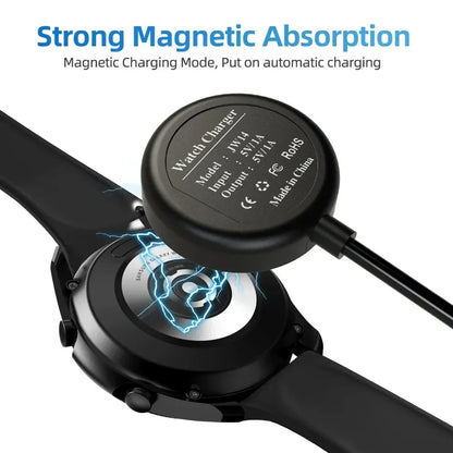 Carregador USB-C para Samsung Galaxy Watch 7/6/6 Classic/5/5 Pro/4/4 Classic - Acessório Substituto