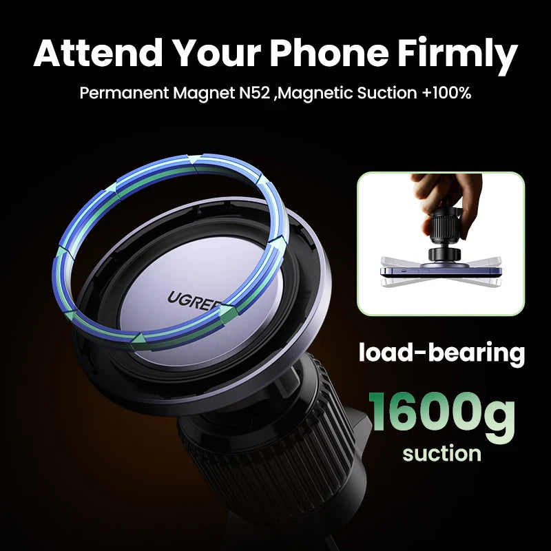Suporte Magnético para Celular UGREEN - Ventilação do Carro