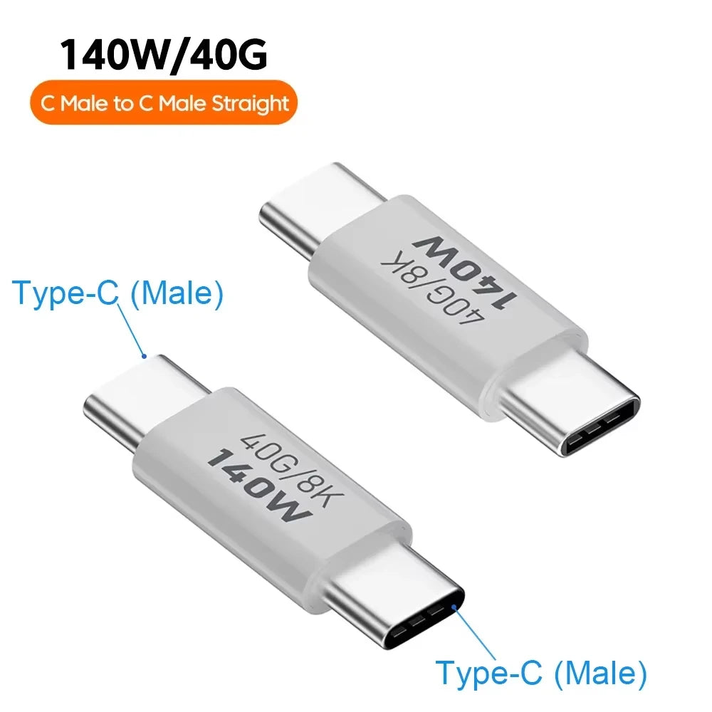 Adaptador NNBILI 140W 40Gbps OTG Type C - Conexão Rápida e Eficiente