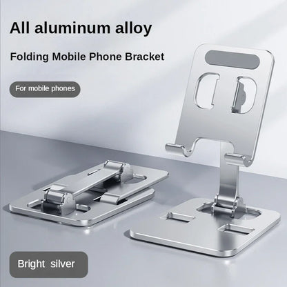 Suporte de Mesa para Celular e Tablet em Alumínio Dobrável